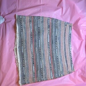 LOFT Multicolor Striped Skirt